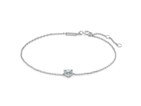 Lab-Grown Diamond ¼ct. Mini Round Brilliant Bracelet | Blue