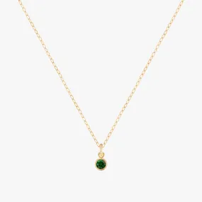 Little Emerald Choker Necklace