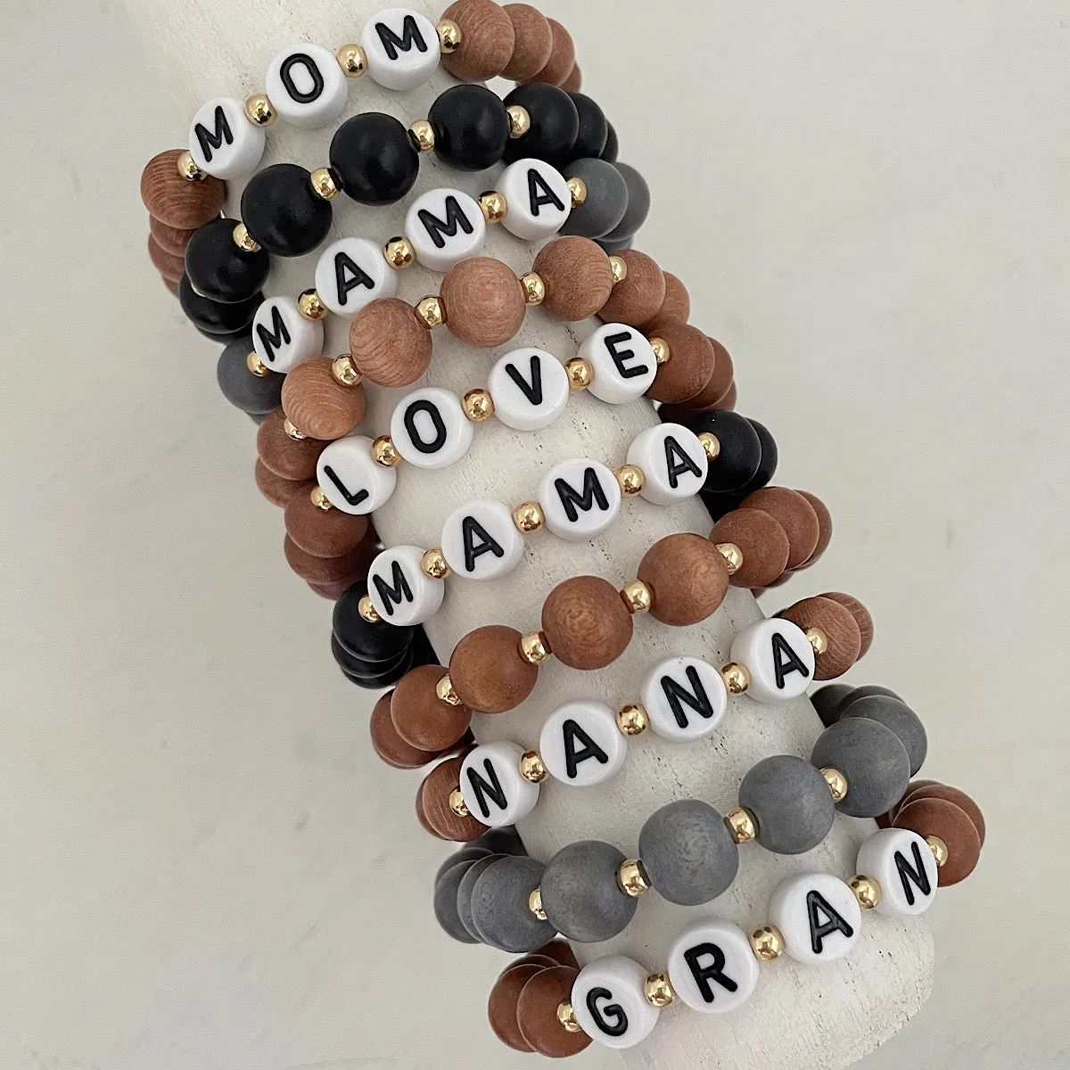 MAMA Boho Bead Bracelet