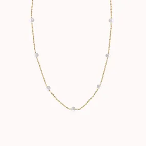 Marie Pearl Chain Necklace