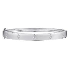 MARQUISE DIAMOND BANGLE