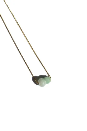 Mini bottle — Jade pendant necklace