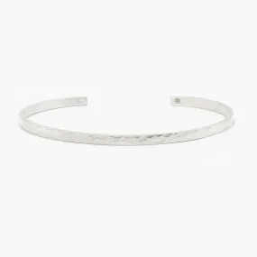 Mini Hammered Silver Bangle