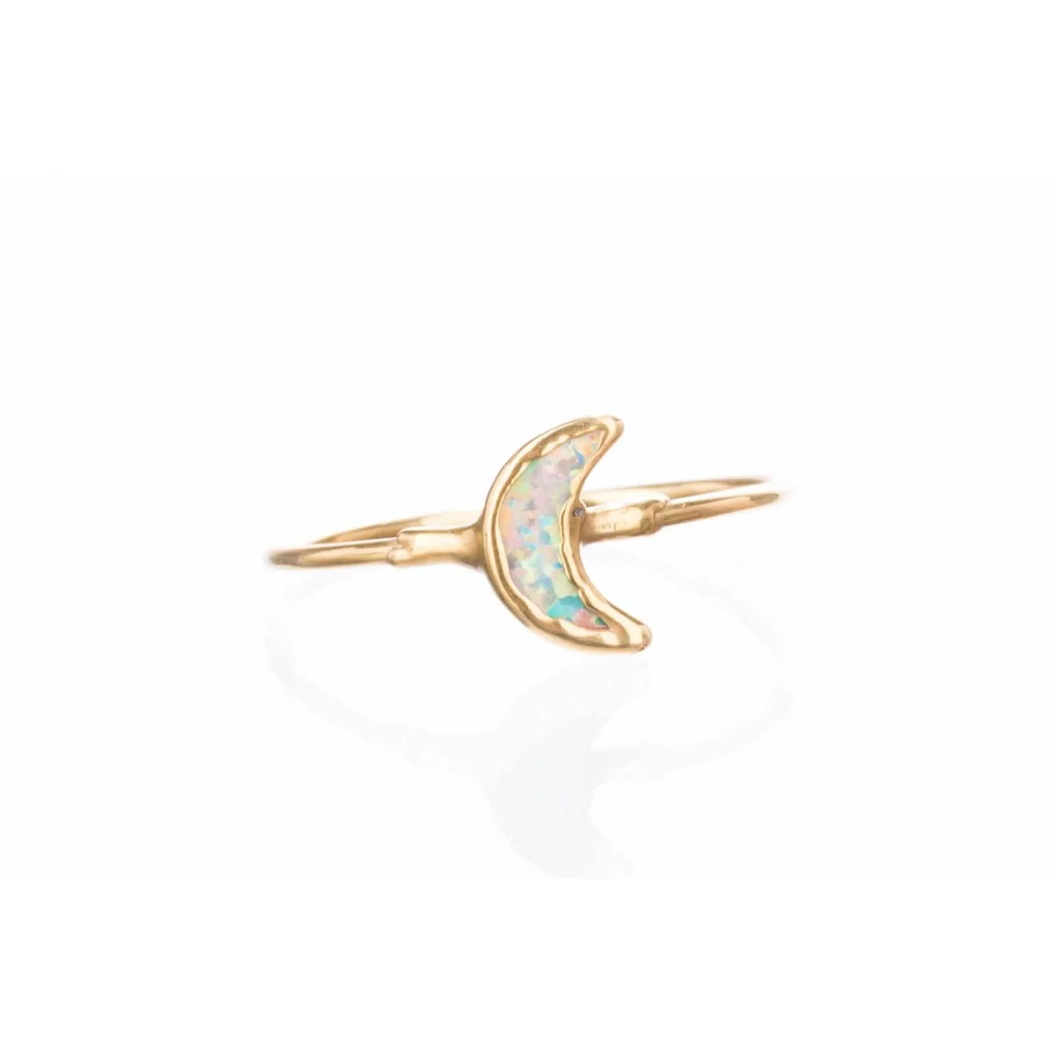 Moon Kyocera Opal Ring