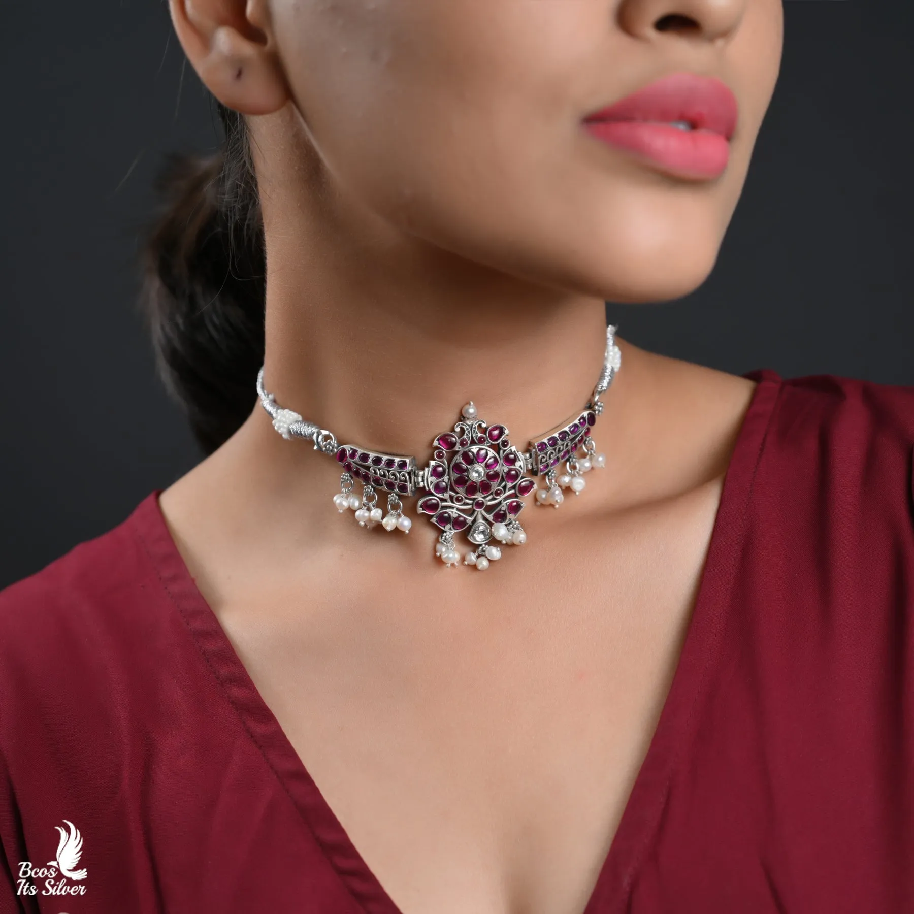 OXIDIZED CHOKER - 4437