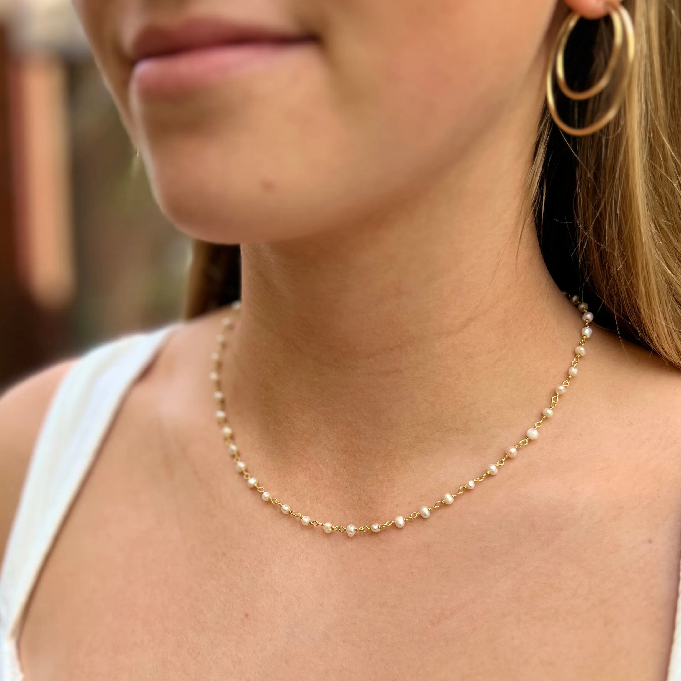 Pearl Chain Choker