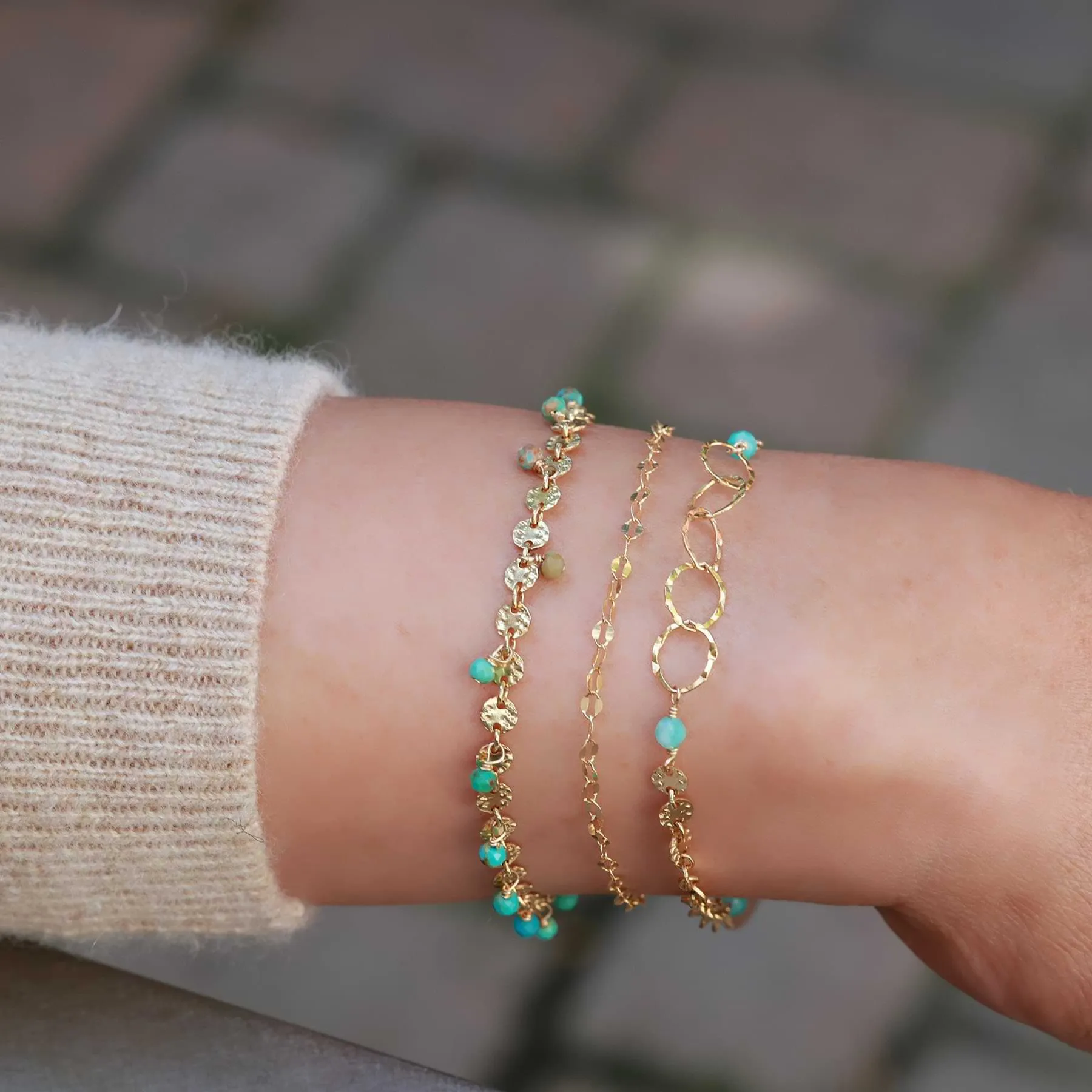 Pippa - Dainty Gold Chain Bracelet