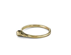 Raven Skull Stacking Ring - Bronze