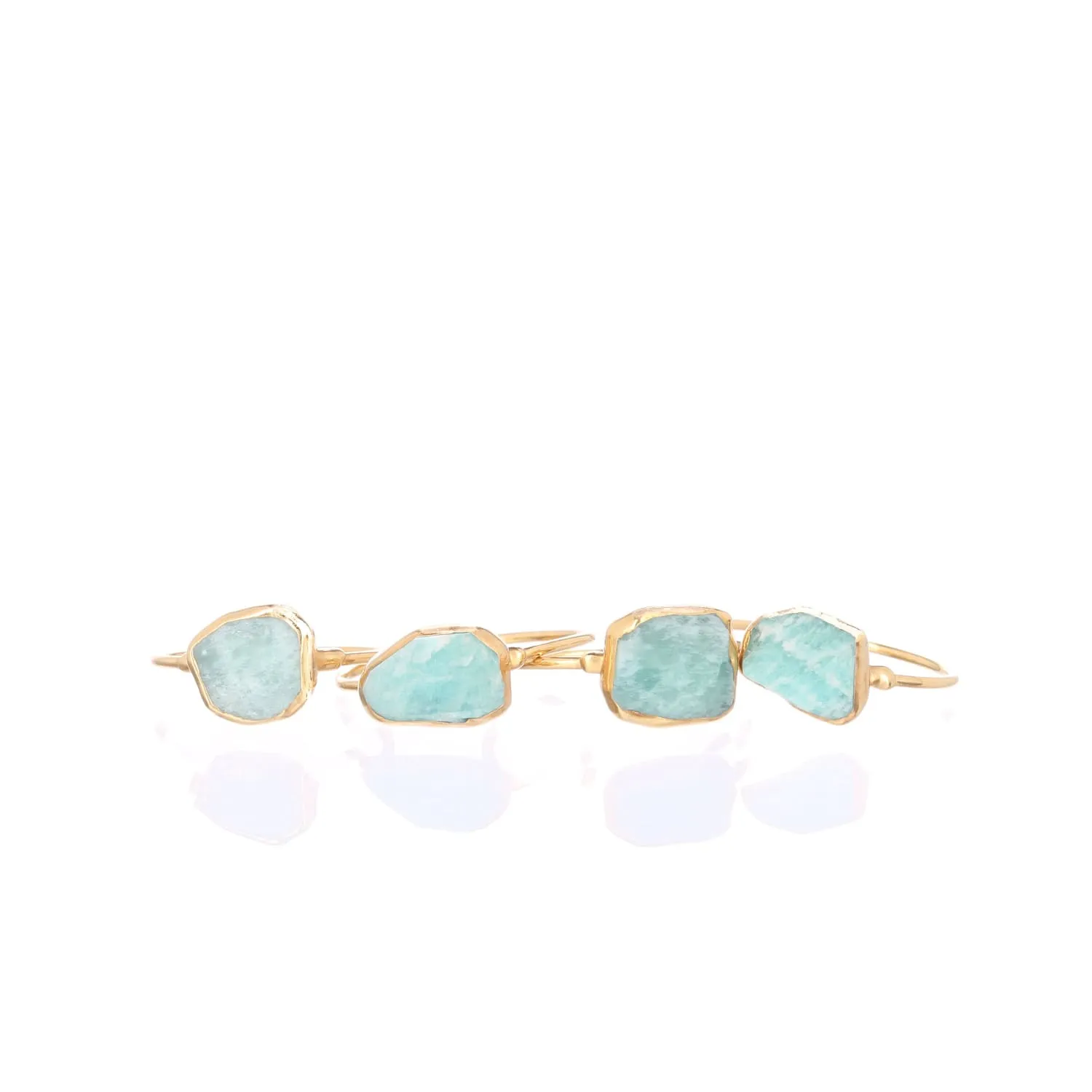 Raw Amazonite Ring