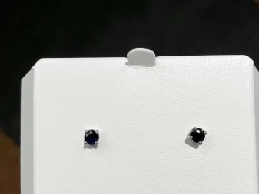 Sapphire White Gold Earrings