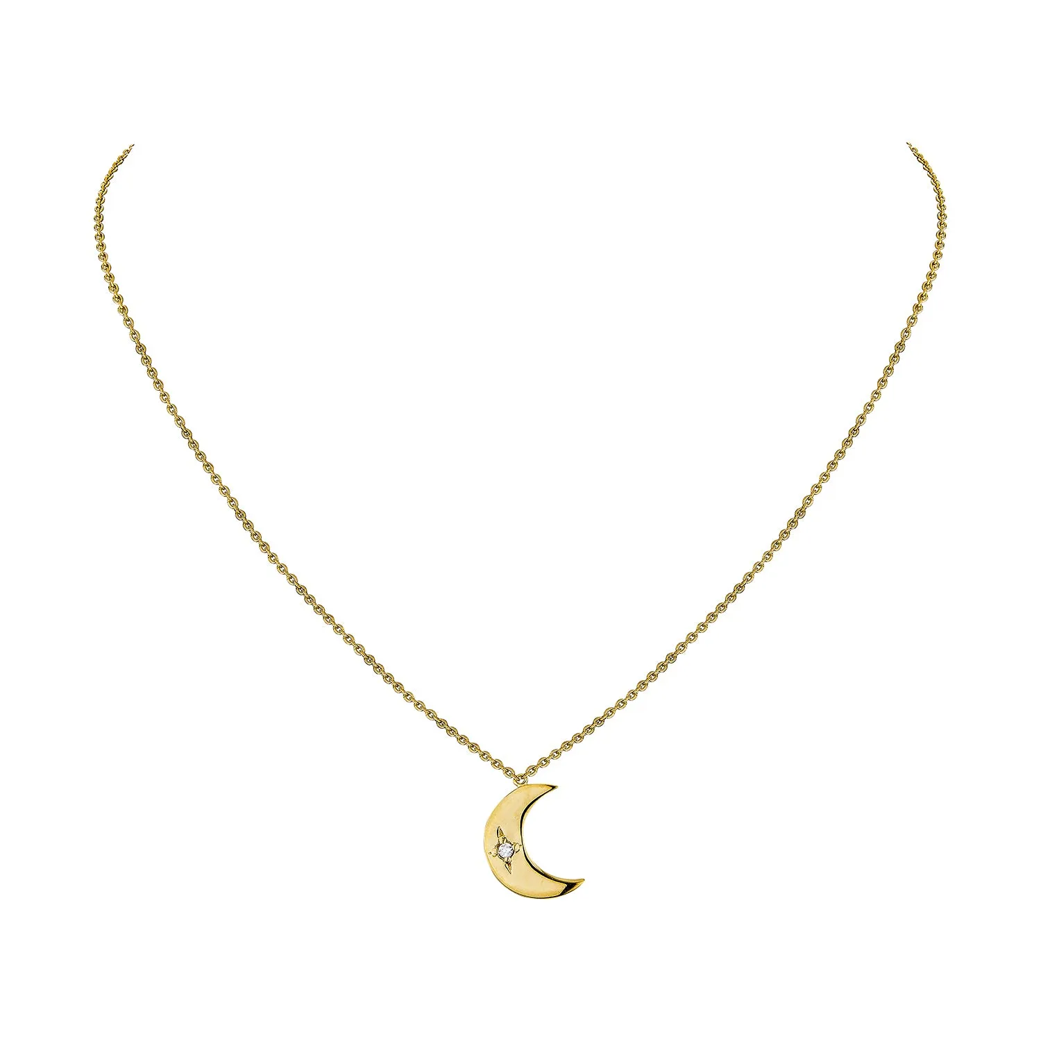 Selene Moonlight Necklace - Gold