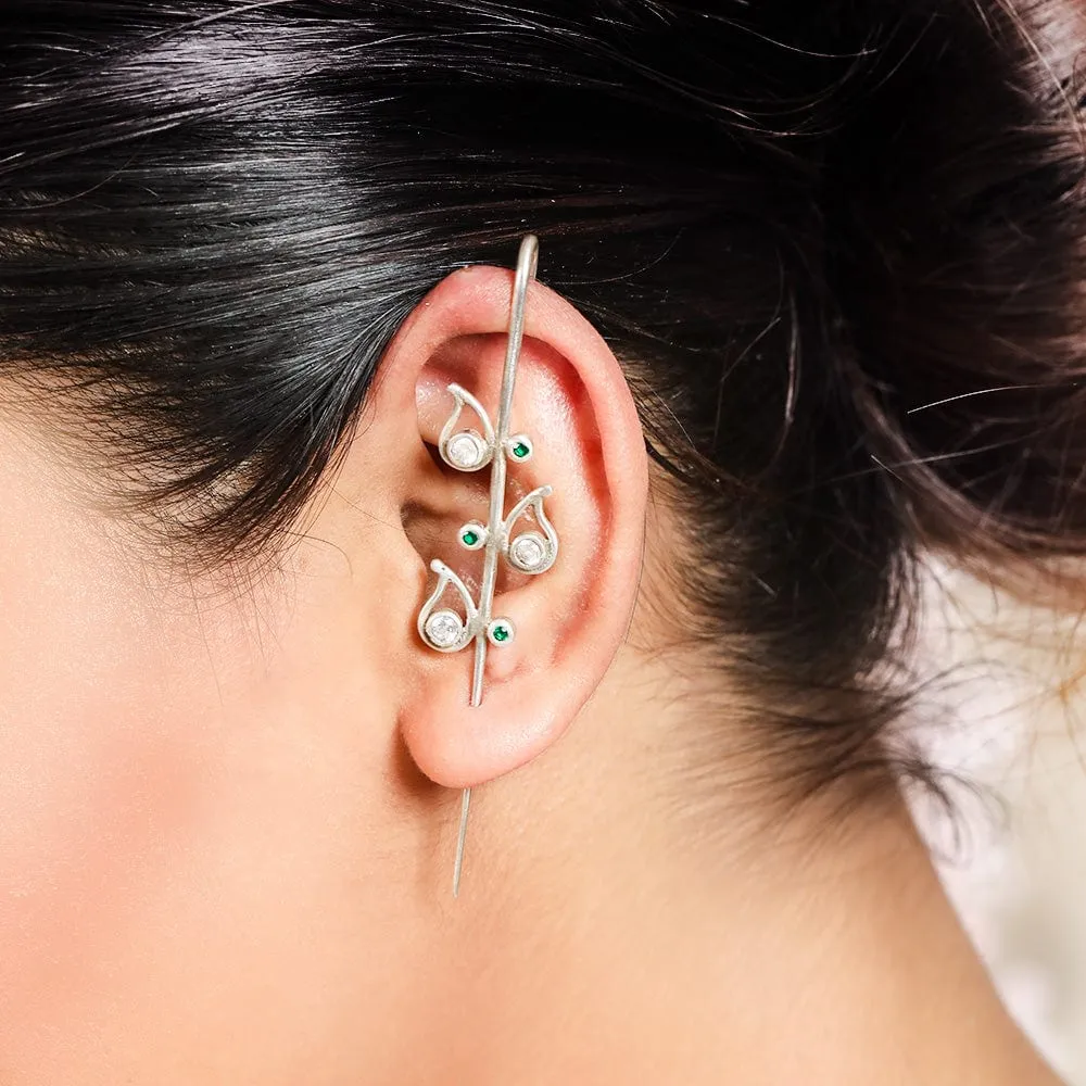 Silver Chandi Earcuff