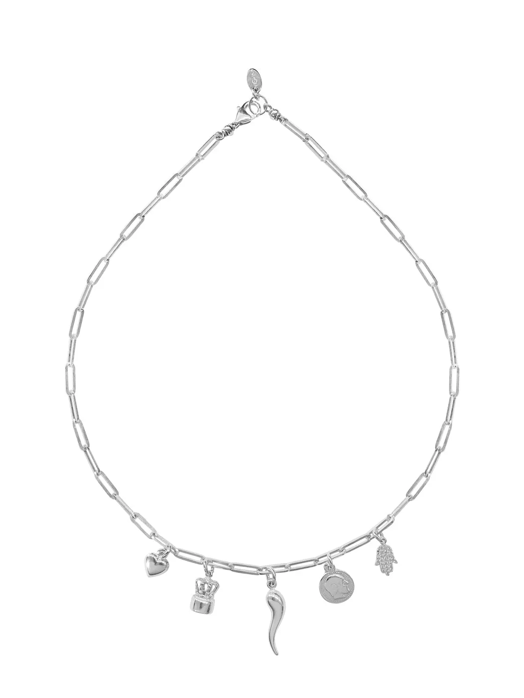 Silver Trinket Necklace