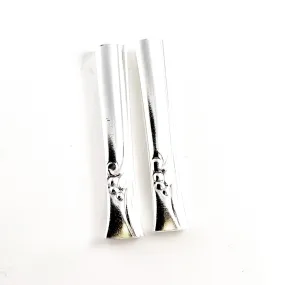 Sterling Silver Spring Glory Spoon Bar Stud Earrings