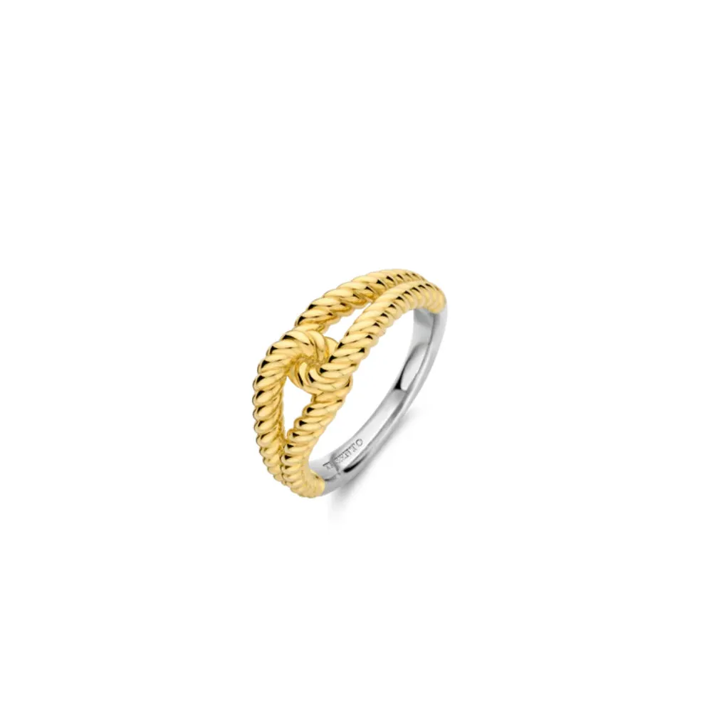 Ti Sento Intertwined Knot Ring