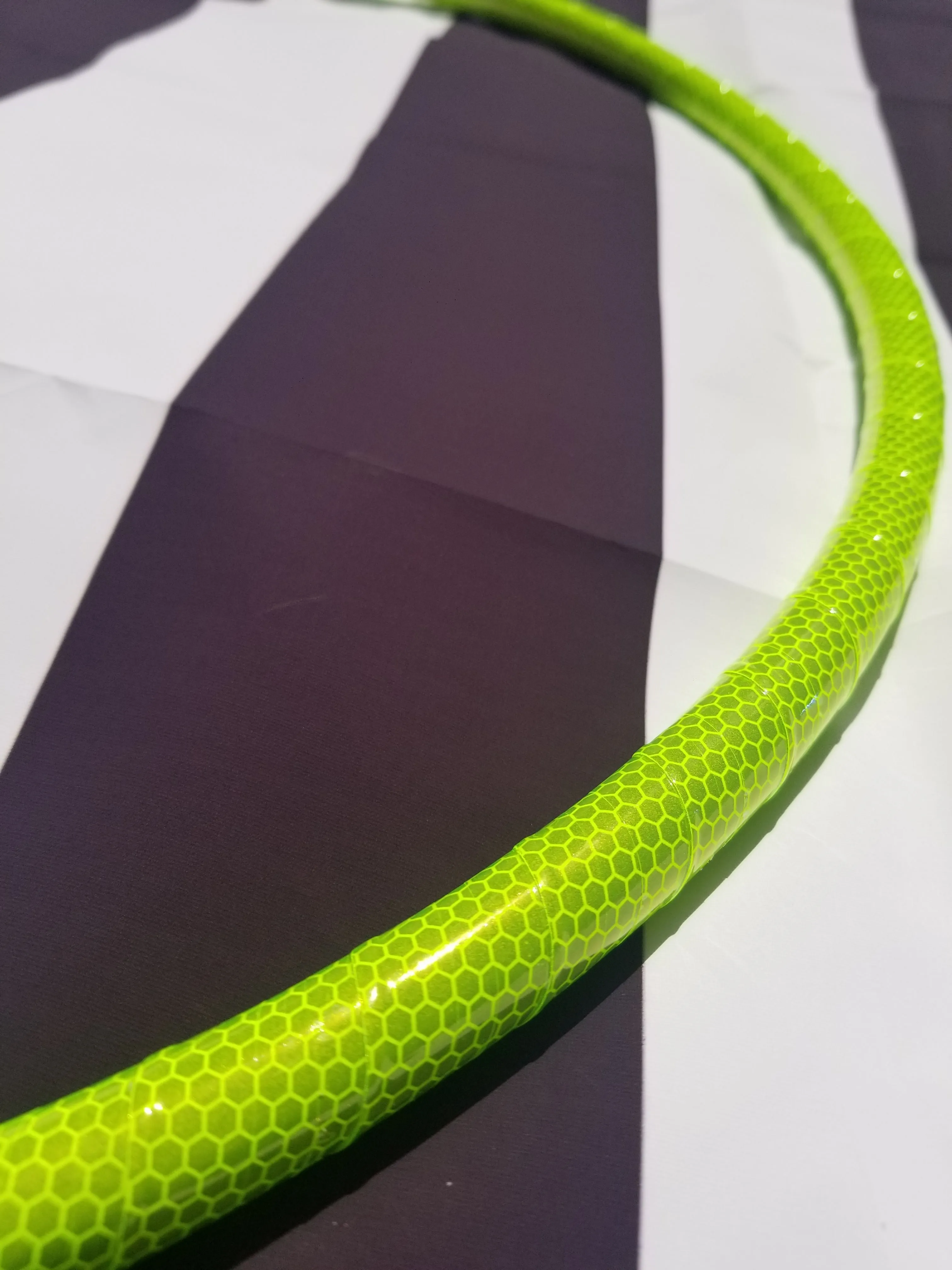 Toxic Spill Reflective Taped Hoop