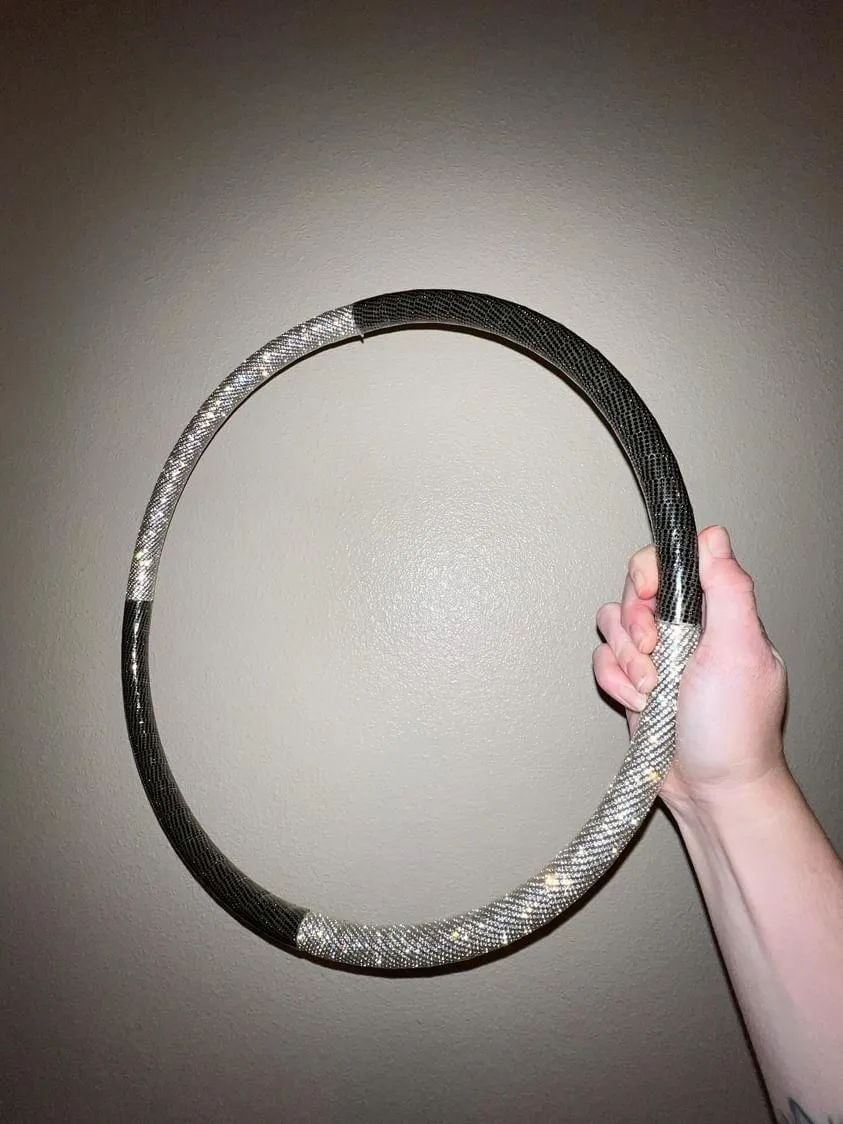 @trippinbass_alien Mini Diamond Taped Hoop