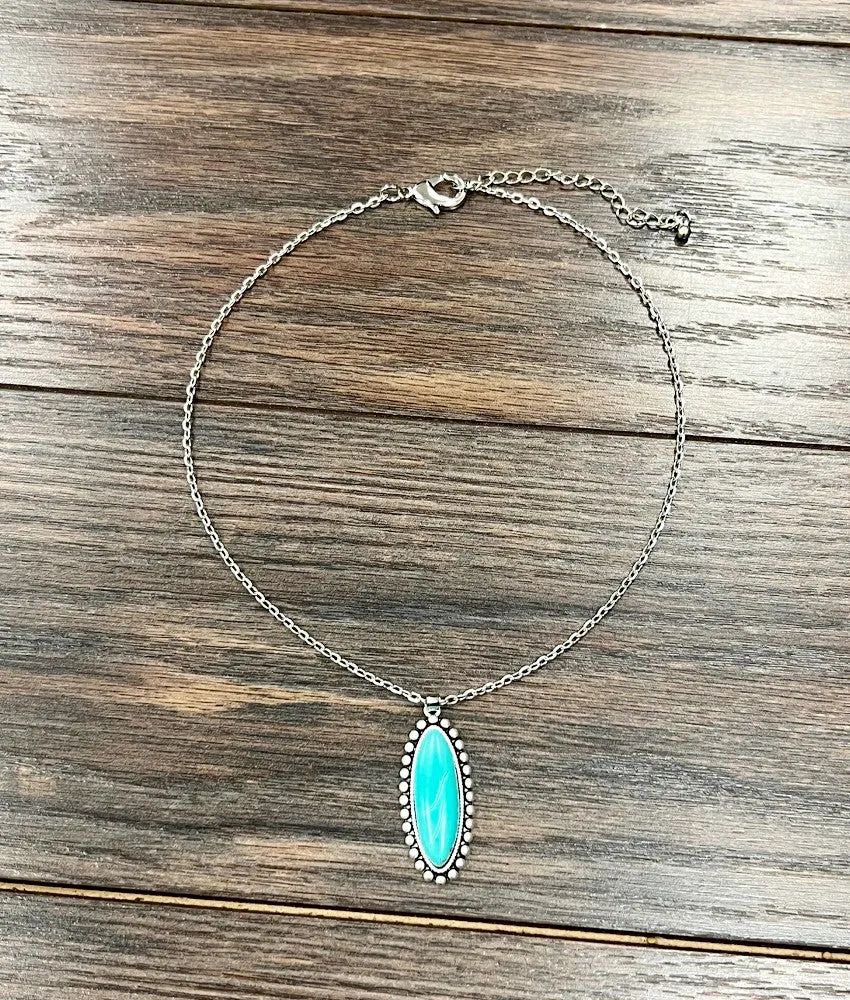 Tucker Turquoise Necklace