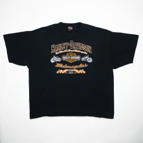 Vintage '08 Black Harley Davidson St Johns NB Tee (XL)