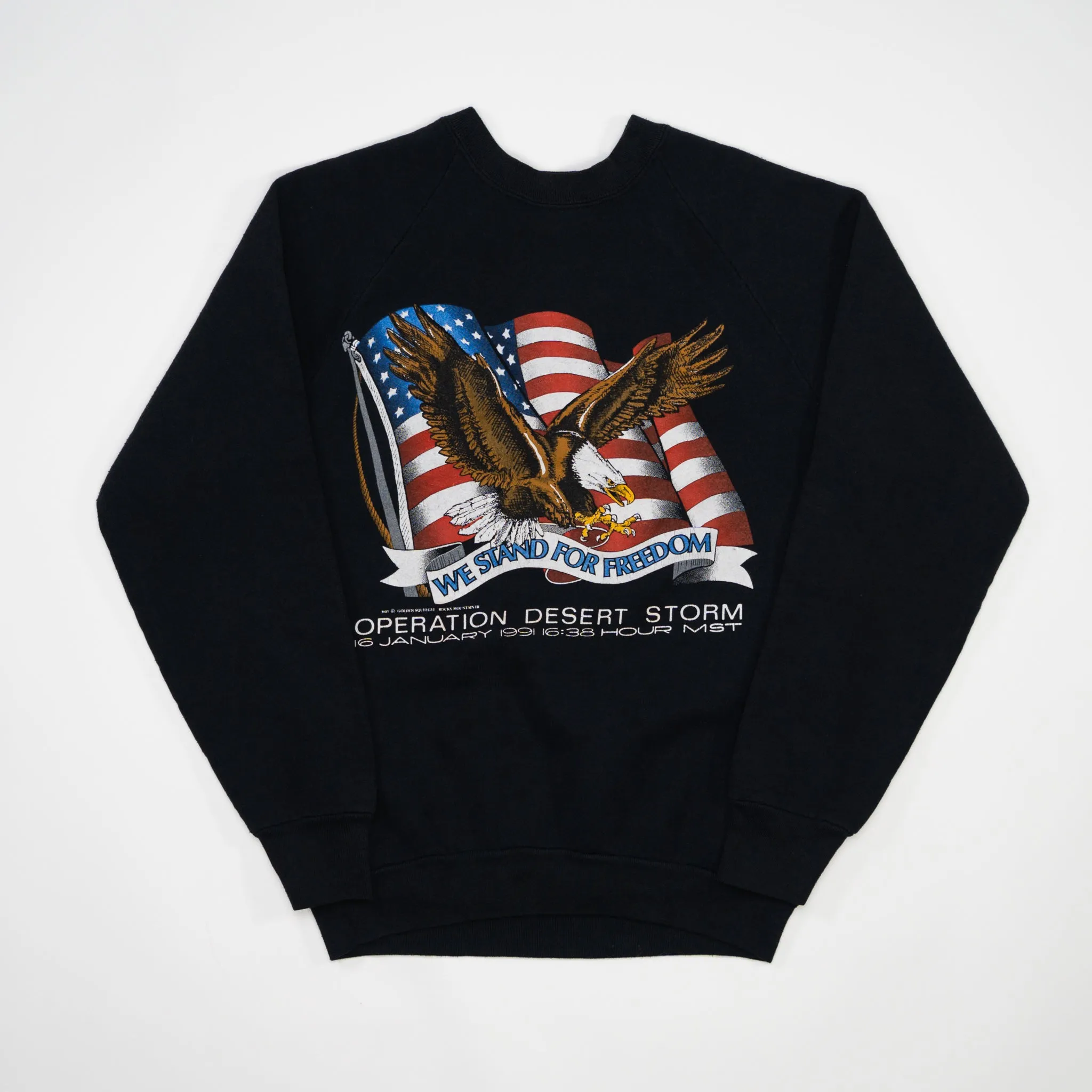 Vintage '91 Black Operation Desert Storm Crewneck (S)